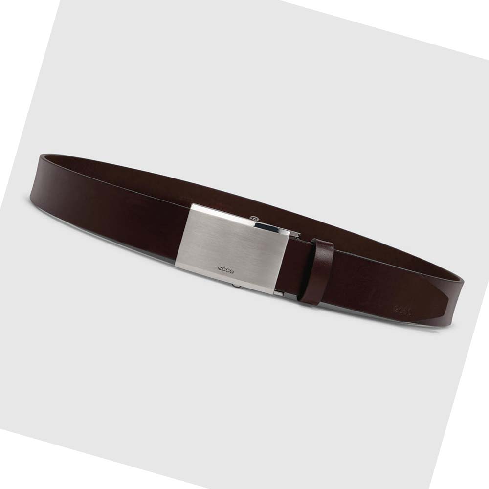 Men's Ecco Italian Adjust Belts Brown | USA 810OKI